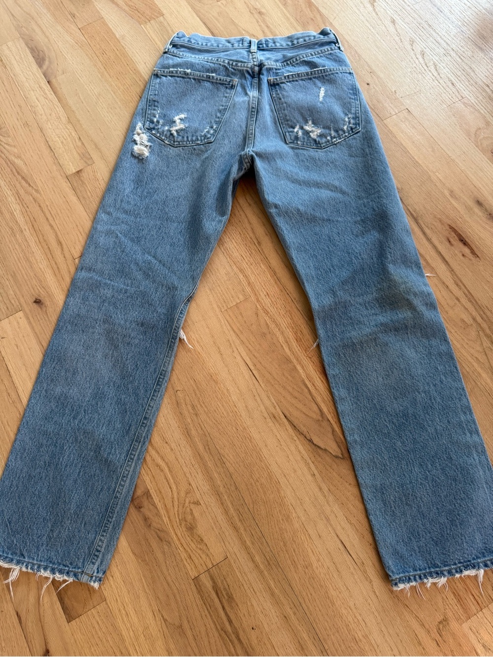 Agolde 90s Mis Rise Loose Straight Leg Jeans - Picture 5 of 5